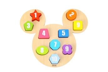 autres jeux d'éveil disney mickey mouse shape puzzle figures, 11pcs. tl858