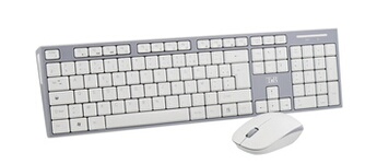 Ensemble clavier et souris sans fil T'nB Classy Gris et Blanc