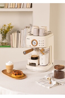 Combiné expresso cafetière Create THERA MATT PRO - Machine à café expresso semi-automatique 20 bars