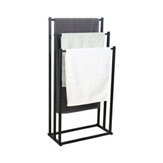 Sèche Serviette Porte-Serviettes Sur Pied IDMarket Dallas 3 Niveaux - Métal Blanc 45x21x85cm - Design Industriel Support Serviettes Design Sèche Serviette Porte-Serviettes Sur Pied IDMarket Dallas 3 Niveaux - Métal Blanc 45x21x85cm - Design Industriel Support Serviettes Design