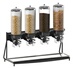 Distributeur De Céréales Casselin CDC2 – 2 Tubes De 3L, Récipients ABS, Doseur Pratique – Pour Cuisine