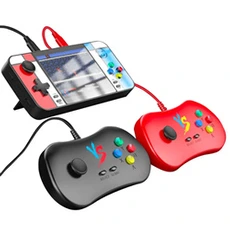 Console rétrogaming GENERIQUE Console de jeux D41 2 en 1 Console de jeu portable avec banque d'alimentation à 2 manettes de jeu 500 jeux 4 câbles de données intégrés pour le