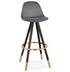Tabourets de bar lot de 4 pieds en bois de hêtre 39,5x44x91cm noir Tabourets de bar lot de 4 pieds en bois de hêtre 39,5x44x91cm noir