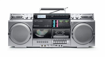 Radio Laser MUSE M380GB – Lecteur CD, K7, Bluetooth, 80W - vue 6