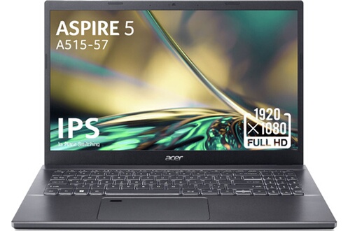 ”Aspire A515-57 15.6”” FHD IPS Intel Core i7 12650H RAM 16 Go DDR4 1 To SSD