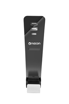 Support de chargement multicompatible pour console Slim PS5 Noir + Hub USB