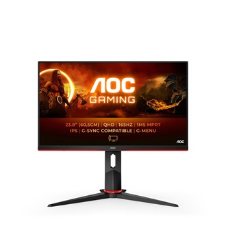 ”Q24G2A/BK Ecran gamer 24””- IPS - QHD - 1ms - 165Hz - G-Sync compatible”