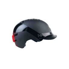 Casque vélo urbain HELMET+ - ATLAS NL avec trott éclairage arrière intégré L - Noir
