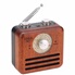 Retro Mini Radio Dab Plus-Dab avec Bluetooth, FM et Radio Réveil Fonction - Alimentée par Retro Mini Radio Dab Plus-Dab avec Bluetooth, FM et Radio Réveil Fonction - Alimentée par