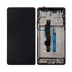 Original Ecran LCD et Vitre Tactile avec Châssis Noir pour Redmi Note 13 5G (Pulled )