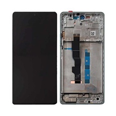 Ecran LCD et Vitre Tactile avec Châssis Bleu pour Redmi Note 13 5G (Original Pulled)