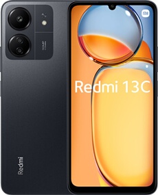 Redmi 13C - 4G smartphone - double SIM - RAM 4 Go / Mémoire interne 128 Go - microSD slot - Ecran LCD - 6.74" - 1600 x 720 pixels (90 Hz) - 3 x