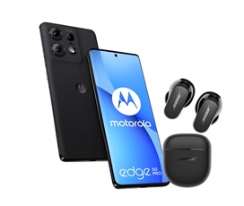 Pack Smartphone Motorola Moto Edge 50 Pro 6 7 5G Double nano SIM + Earbuds Bose QuietComfort II - vue 3