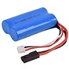 YUNIQUE Batteria Li-Ion 7.4V 1500mAh Per SUBOTECH BG1506, BG1507 - Per Auto RC, Droni, Lampade Emergenza - 67x19x37 Mm, Blu