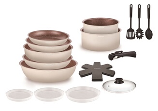 Tefal Ingenio Emotion Batterie de cuisine 15 pièces (L925SF14) au Tefal Ingenio Emotion Batterie de cuisine 15 pièces (L925SF14) au