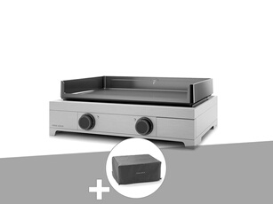 Plancha électrique Modern 60 inox avec housse -