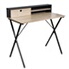 Bureau Multi-Rangement Effet Bois et Noir - CAHILL Bureau Multi-Rangement Effet Bois et Noir - CAHILL