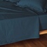 Drap Plat 240x300 Cm Bleu Indigo – 100% Coton OEKO-TEX, Doux & Résistant Pour Lit King Size