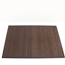 Tapis bambou 80x300 marron foncé