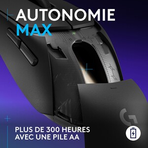 Logitech G PRO Souris Gamer sans Fil, Capteur Gaming HERO 25K, 25 600 PPP, RVB, Ultra-Léger, 4 à 8 Boutons Programmables, Batterie Longue Durée, POWERPLAY-compatible, PC - Noire Logitech G PRO Souris Gamer sans Fil, Capteur Gaming HERO 25K, 25 600 PPP, RVB, Ultra-Léger, 4 à 8 Boutons Programmables, Batterie Longue Durée, POWERPLAY-compatible, PC - Noire
