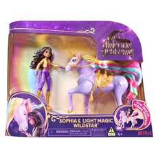 Poupée Sophia et Wildstar Magic Light Unicorn Academy