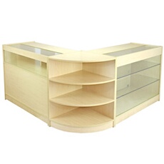 Comptoirs de Ventes Ensemble Aquarius en Erable Magasin, Marchandise, Commerce