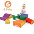 Blocs de construction souples 12 pièces en simili cuir 20x20x20 cm pour enfants 1-3 ans Blocs de construction souples 12 pièces en simili cuir 20x20x20 cm pour enfants 1-3 ans