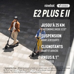 Trottinette électrique Segway Ninebot E2 E II | , l'expert en Trottinette électrique Segway Ninebot E2 E II | , l'expert en