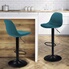 Chaise et Tabouret de bar ID Market Lot de 2 tabourets de bar KARL design blanc Chaise et Tabouret de bar ID Market Lot de 2 tabourets de bar KARL design blanc