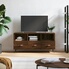 VidaXL Meuble TV Scandinave Chêne Sonoma - Armoire Télé Avec Tiroirs