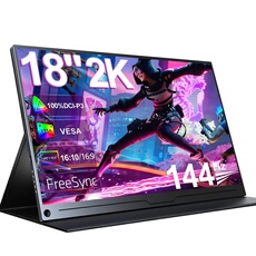 Moniteur portable 18,0 pouces 144 Hz 2k 100% DCI-P3