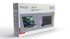 ”PACK FNAC-DARTY A315-44P-R0KS 15 6”” FHD AMD Ryzen7 5700U RAM 16 Go DDR4 5