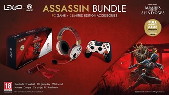 Manette Assasin's Creed Shadows + Casque + Jeu pour PC