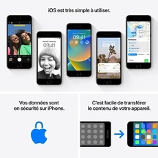 iPhone SE 3ème génération 2022 128Go Lumière stellaire 5G