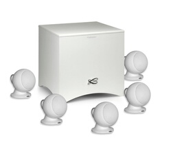 Pack de 5 enceintes surround Cabasse Satellite Alcyone 3 + 1 caisson de basses - vue 4