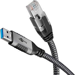 Goobay Lot De 10 Câbles Réseau Cat 6 Blindés S/FTP/CU 1m - Câble Ethernet PiMF LSZH 10 Gbit/s - 65978 Noir