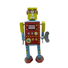 Décoration enfant Wind Up Tin Robot BuzzBot