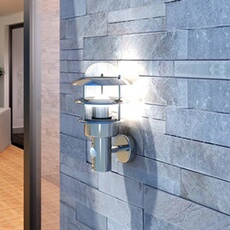 Vidaxl Applique Murale Extérieure/Intérieure En Acier Inoxydable