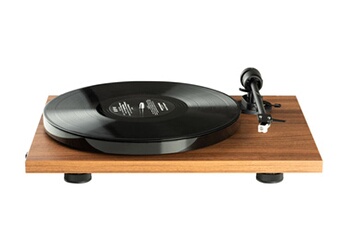 vinyle Pro Ject E1 BT Noyer avec cellule Audio Technica AT3600L - vue 2