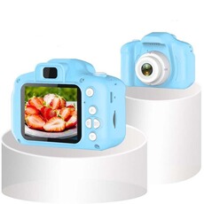 Appareil photo enfant YONIS Appareil Photo Enfant Portable HD 13 MP Avec Lecteur De Carte Mémoire Bleu