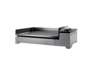 Plancha électrique Premium 60 inox avec housse