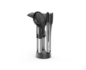 Ensemble de 5 ustensiles avec support de rangement Elevate Fusion