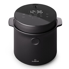 Cuiseur à riz multifonctions Kenbu 1.2L 350W 9 programmes avec Minuteur et Contrôle tactile - Noir