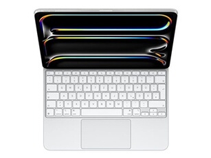 Magic Keyboard - Clavier et étui - avec trackpad - rétroéclairé - Apple Smart connector - QWERTZ - Allemand - blanc