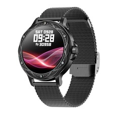 Montre connectée GENERIQUE Smartbluetooth montre CF127 bracelet noir sport santé sang oxygène