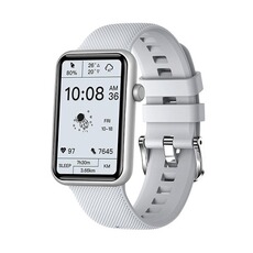 Montre connectée GENERIQUE Smartbluetooth bracelet argent QT5 sport santé blood oxygen