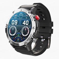 Montre connectée GENERIQUE Smartbluetooth casque montre CC21 bracelet argent sport santé waterproof