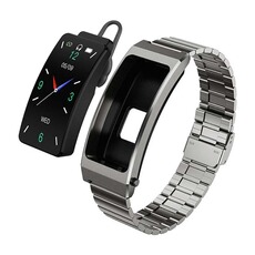 Montre connectée GENERIQUE Smartbluetooth casque montre K13S argent bracelet en acier brut sport bien-être sommeil