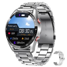 Montre connectée GENERIQUE Smartbluetooth montre HW20 acier argent + silicone sport pour un sommeil sain
