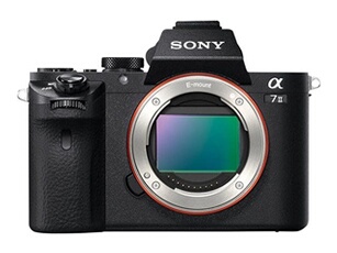 a7 II ILCE-7M2 - Appareil photo numérique - sans miroir - 24.3 MP - Cadre plein - 1080p objectif FE 24-70 mm f/4 ZA OSS - Wi-Fi, NFC - noir